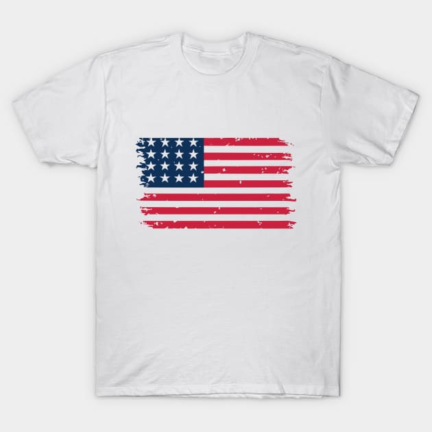 Flag USA. United States flag. American flag. National symbol of usa T-Shirt by designgoodstore_2